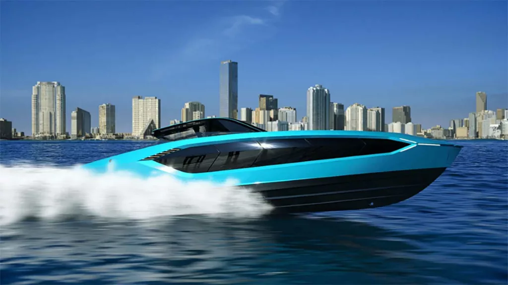 Lamborghinis nya superbåt drar 88 liter per mil